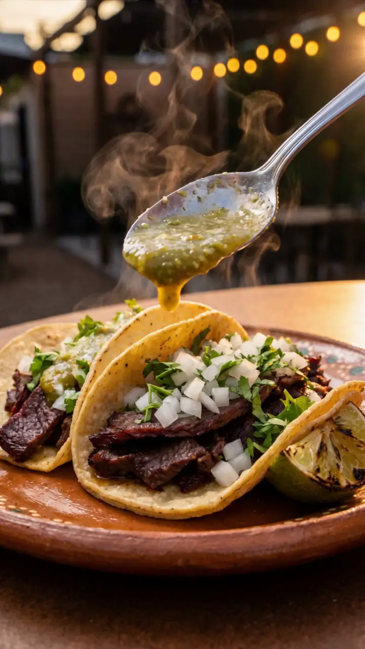 En tacos.